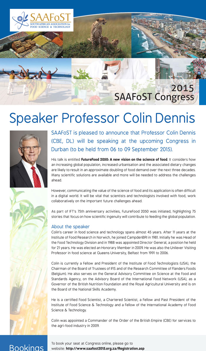 Speaker Professor Colin Dennis